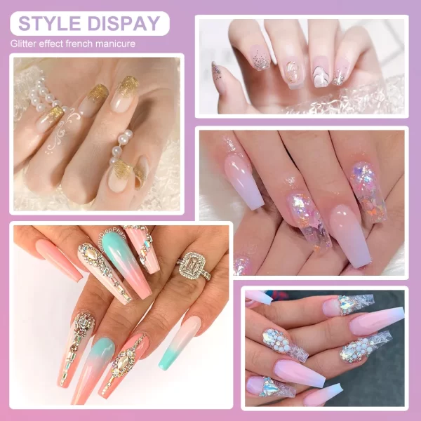 Acrylic Nail Kit For Nails Art All For Manicure Nail Acrylic Powder Liquid Professional Set  For Extension Nail Carving Tips - Image 6