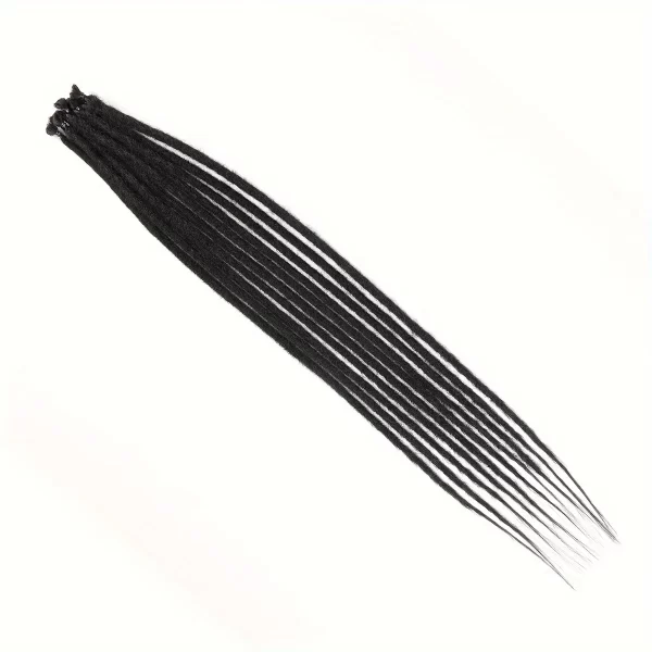 24Inch Dreadlock Extensions Synthetic Loc Extensions 0.6CM 100% Full Head Handmade Permanent Dreadlocks Extension for Men/Women - Image 16