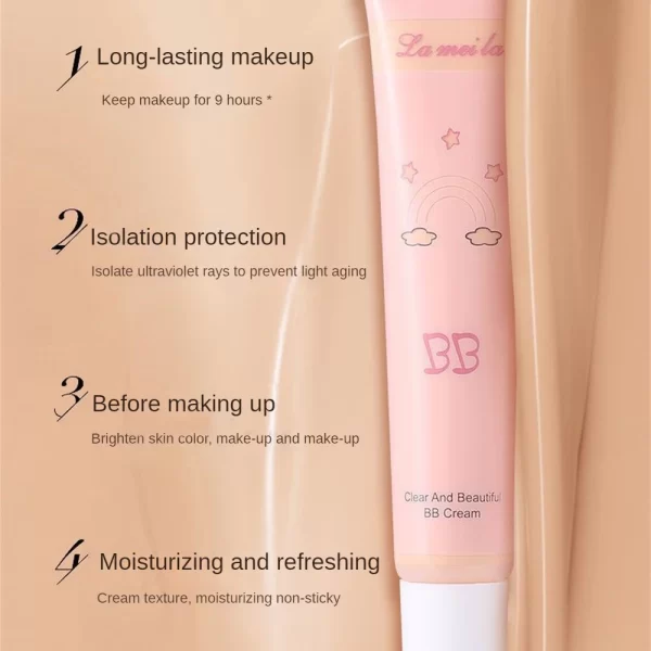 BB Cream Concealer Whitening Natural Long Lasting Moisturizing Facial Isolation Waterproof Cover Acne Spot Makeup Concealer - Image 4