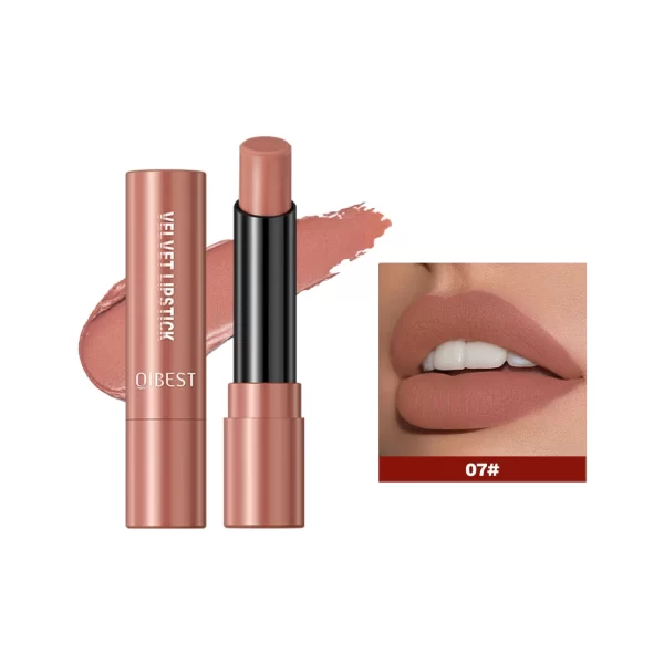 QIBEST Matte Lipstick Long Lasting Velvet Mist Lip Stain Non-Stick Cup Classic Highly Pigmented Sexy Red Lipstick New Makeup - Image 7
