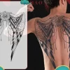 Full Back Chest Herbal Juice Ink Semi-permanent Tattoo Stickers 7-15 Days Long Lasting Temporary Fake Tattoo Totem Men Adult - Image 10