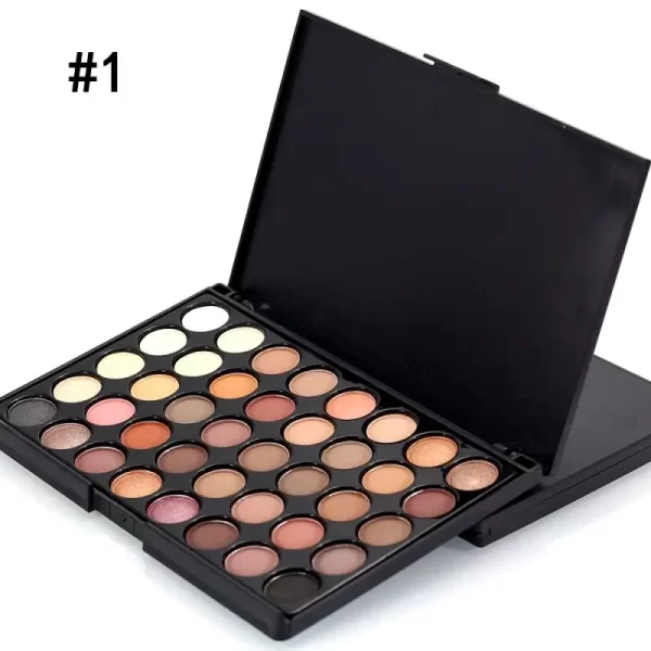 40/74/78 Colors Glitter Eyeshadow Palette Matte Waterproof Long Lasting Pressed Powder Cosmetics Kit  Fashion Women MakeUp Tools - Image 9