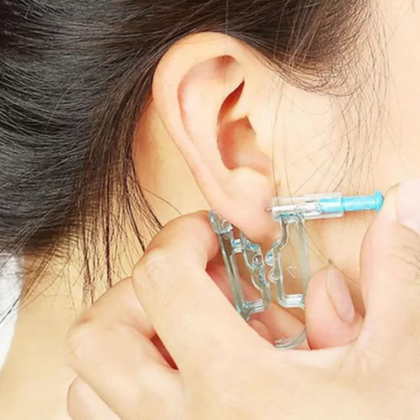 Manual Ear Piercing Tool Disposable Accurate Location Plastic Body Hole Piercing Tool for Salon - Image 2
