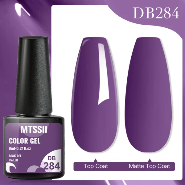 Mtssii 7ml No Wipe Top Base Coat Nail Gel polish Matte Top Coat  Enhancer Varnish Semi Permanent Soak Off UV LED Nail Art Tool - Image 86