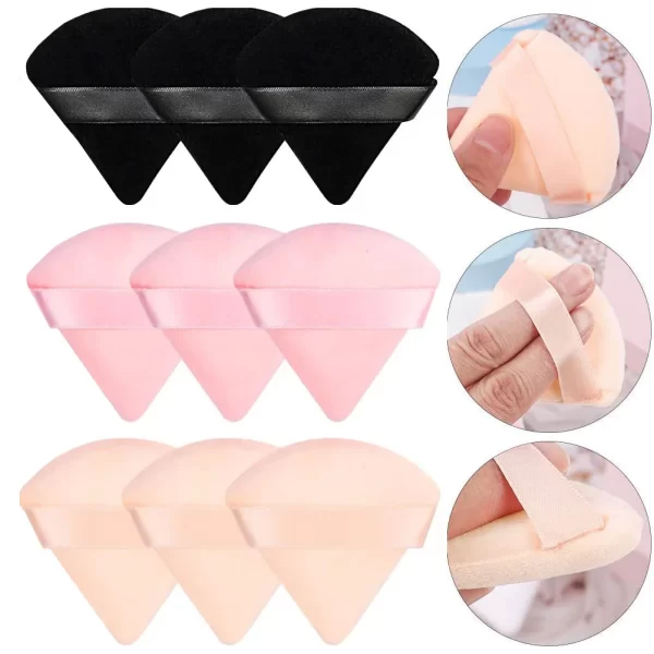 Powder Puff Face Makeup Sponge Cosmetics Soft Cotton Face Powder Puff  Washable Velvet Makeup Puff Tools - Image 2