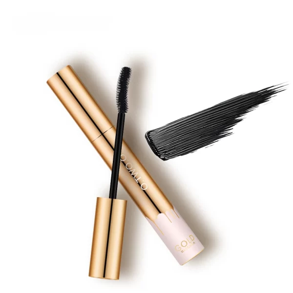 3D Mascara Lengthening Black Lash Eyelash Extension Eye Lashes Brush Beauty Makeup Long-wearing Gold Color Mascara - Image 7