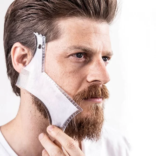 Beard Comb Styling Comb Styling Template Tool Men's All-In-One Tool Beard Styling Tool Shaving And Hair Removal Products - Image 3