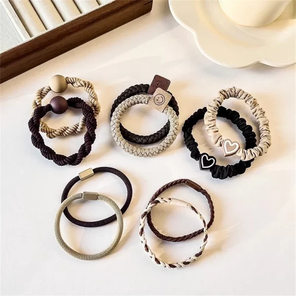 5Pcs/Set New Cute Bowknot Headbands Girls Elastic Hair Bands Hair Accessories for Women Cartoon Bows Headwear Ornaments - Image 5