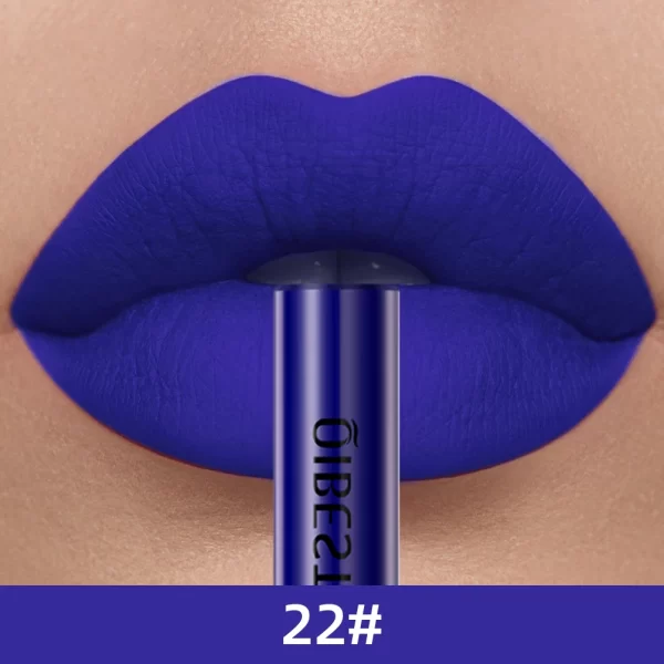 QIBEST Matte Liquid Lipstick Waterproof Long Lasting Velvet Mate Nude Red Lip Gloss Lint Tube Makeup Cosmetic Lipsticks Lipgloss - Image 21