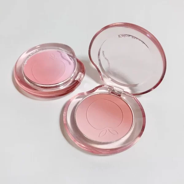 Peach Pink Blusher Matte Purple Cheek Tint Blush Makeup Lasting Brighten Facial Silky Smoothness Rouge Powder Palette Cosmetics - Image 6