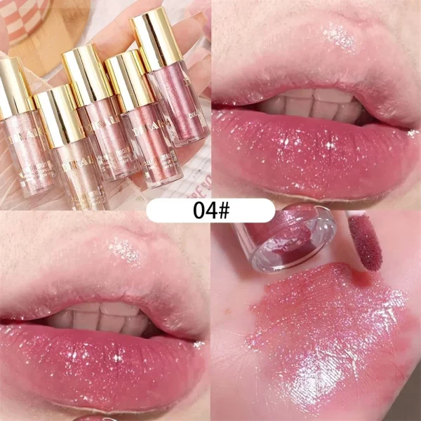 Waterproof Mirror Pearl Lip Gloss Lasting Moisturizing Liquid Lipstick Shine Glitter Diamond Lip Gloss Women Makeup Cosmetics - Image 10