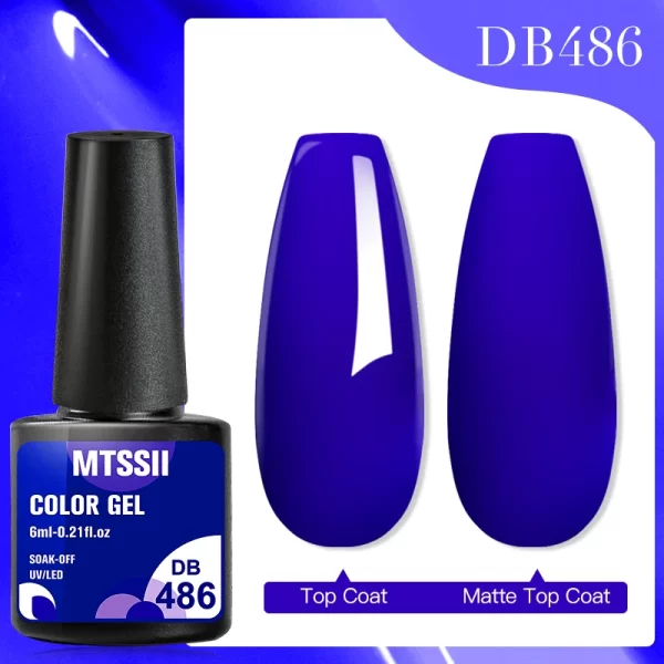 Mtssii 7ml No Wipe Top Base Coat Nail Gel polish Matte Top Coat  Enhancer Varnish Semi Permanent Soak Off UV LED Nail Art Tool - Image 29