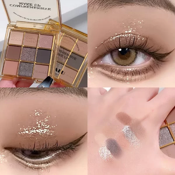 Glitter Eyeshadows Pallet Cheap Female Cosmetics Professional Eye Shadow New Beauty Long Lasting Korean Charming Eyes Make Up - Image 10