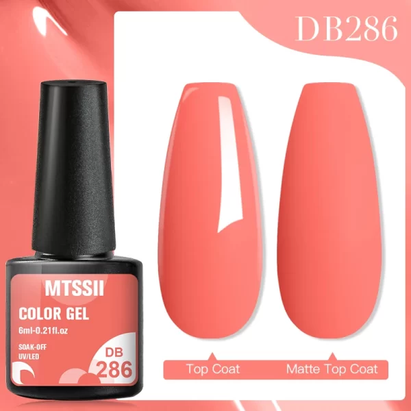 Mtssii 7ml No Wipe Top Base Coat Nail Gel polish Matte Top Coat  Enhancer Varnish Semi Permanent Soak Off UV LED Nail Art Tool - Image 61