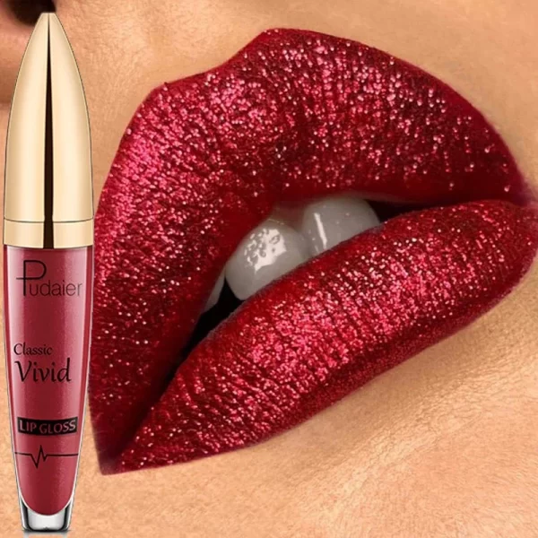 18 Colors Glitter Lip Gloss Waterproof Long Lasting Diamond Matte To Shimmer Metallic Liquid Lipstick Women Lips Makeup Cosmetic - Image 4