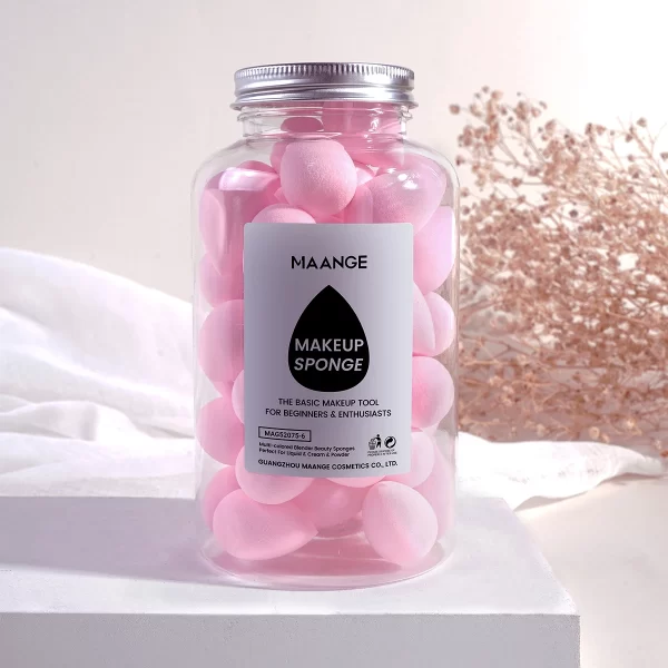 MAANGE 50pcs/Box Small Mini Beauty Blender Cosmetic Makeup Sponge for Face Water Air Cushion BB Cream Makeup Tools Sponge Egg - Image 9