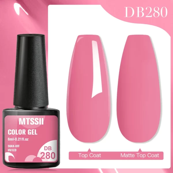Mtssii 7ml No Wipe Top Base Coat Nail Gel polish Matte Top Coat  Enhancer Varnish Semi Permanent Soak Off UV LED Nail Art Tool - Image 106