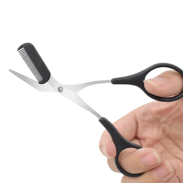 Eyebrow Trimmer Beauty Makeup Tools for Women Eyebrow Remover Eyebrow Scissors with Comb Stainless Steel Face Eyebrows Razor - Image 4