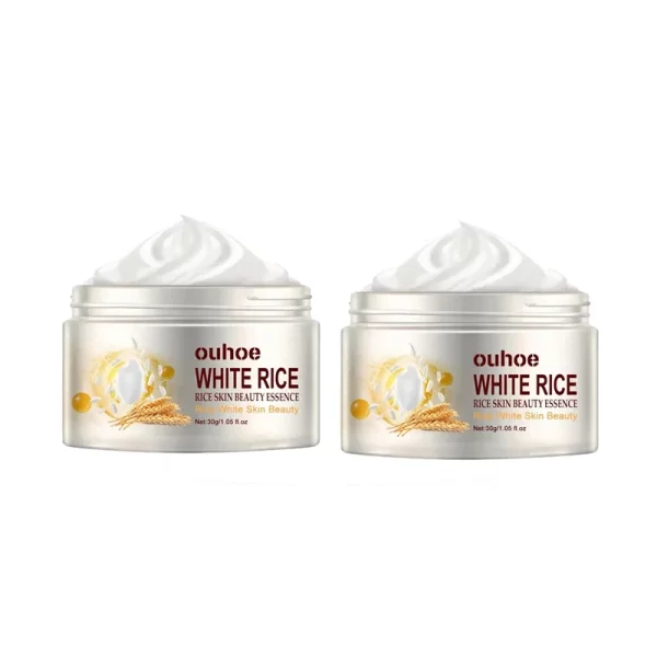 White Rice Whitening Face Cream Remove Dark Spots Fade Freckle Melanin Anti Wrinkle Aging Moisturizing Brighten Skin Care New - Image 8