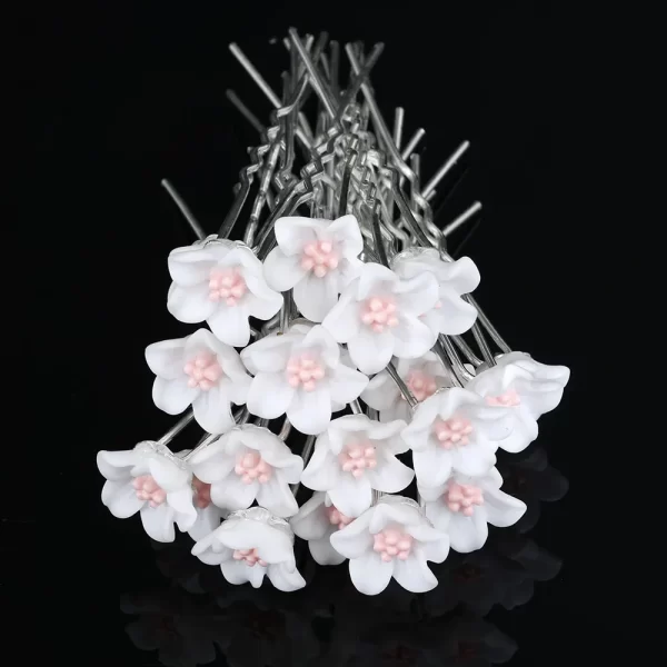 20pcs Pearl Rhinestone Wedding Hair Bridal Accessories Women Pearl Rhinestone U-shaped Pin Metal Barrette Clip Ornaments Jewelry - Image 10