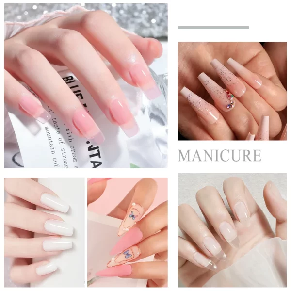 Acrylic Nail Kit For Nails Art All For Manicure Nail Acrylic Powder Liquid Professional Set  For Extension Nail Carving Tips - Image 5