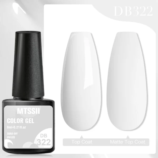 Mtssii 7ml No Wipe Top Base Coat Nail Gel polish Matte Top Coat  Enhancer Varnish Semi Permanent Soak Off UV LED Nail Art Tool - Image 18
