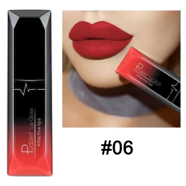 Waterproof Nude Matte Velvet Glossy Lip Gloss Lipstick Lip Balm Sexy Red Lip Tint 21 Colors Women Fashion Makeup Christmas Gifts - Image 19