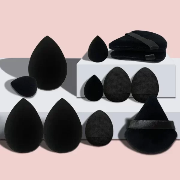 12/14Pcs Makeup Sponge Blender Beauty Egg with Storage Bottle Cosmetic Puff Foundation Sponges Powder Puffs Make Up Accessories - Image 7