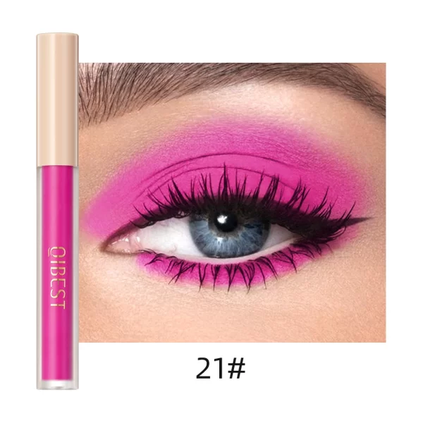 QIBEST High Quality Matte Liquid Eyeshadow Waterproof Long Lasting Eye Shadow Stick Contour Blush Shadow Cream Beauty MakeupTool - Image 8