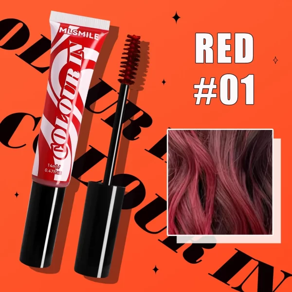 Washable Temporary Colorful Hair Dye Natural Hair Coloring Highlight Mascara Stick Disposable One-time Instantly Conceals Hair - Image 15