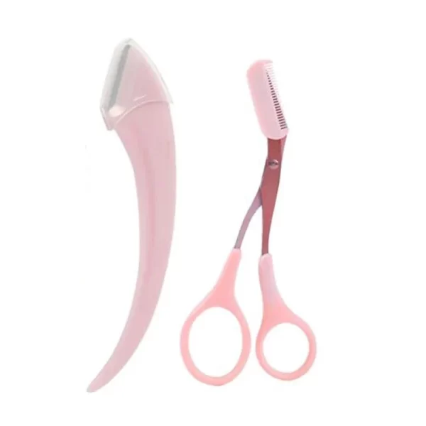 Karsyngirl 1/2/3Pcs Eyebrow Trimming Knife Eyebrow Face Razor For Women Eyebrow Scissors With Comb Brow Trimmer Scraper - Image 17