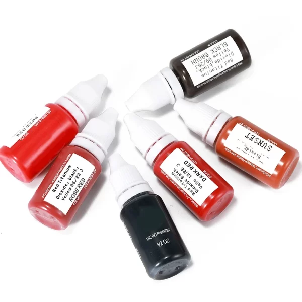 24 Colors Tattoo Ink Set Permanent Makeup Eyebrow Ink Lips Eye Line Tattoo Color Microblading Pigment for Body Beauty Tattoo Art - Image 6
