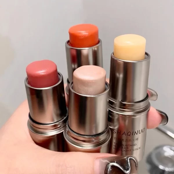 Water Light Highlight Blush Stick Shimmer Waterproof Face Contour Illuminator Lasting Moisturizer Brighten Contouring Cosmetics - Image 5