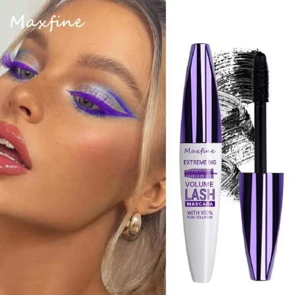 Mascara Long-lasting Waterproof Quick-dry Curl Long Eyelash White Shell 5d Mascara Eye Cosmetics - Image 2