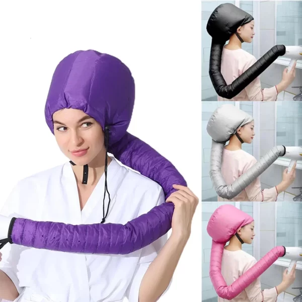 Hair Drying Cap Hair Dryer Caps Care Hair Perm and Dye Styling Warm Air Adjustable Drying Hood Home Hairdressing Salon Supply - Image 2