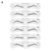 Reusable Eyebrow Stencil Set Soft Ruler Brow Definer Eye Brow Drawing Guide Styling Shaping Grooming Template Card Makeup Tools - Image 8