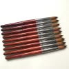 Big Size Round Sharp 1pcs 10#12#14#16#18#20#22#24 Kolinsky Sable Drawing Acrylic Nail Art Brush Red Wood Crystal Manicure Salon - Image 4