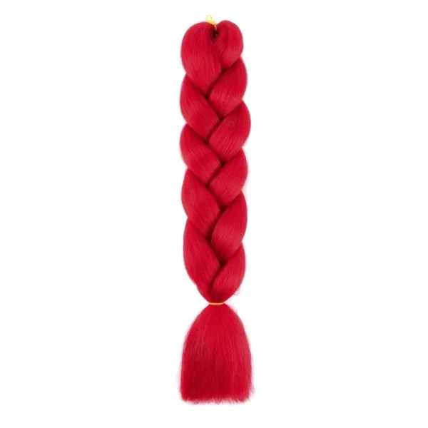 Jumbo Braiding Hair Rainbow Colors Extensions Fiber Mix Four Silky Colorful Twist Hair Extensions Women Colored Synthetic Braids - Image 11