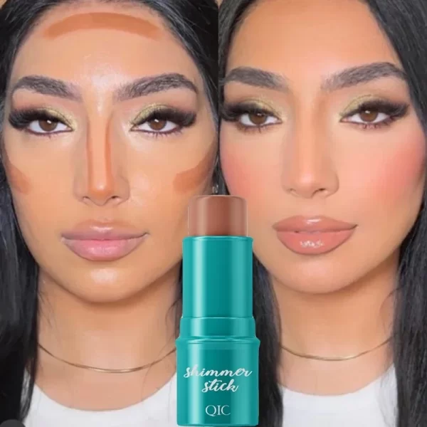 Matte Contour Stick Waterproof Trimming Bronzer Highlighter Shadow Contouring Blusher Pencil Cosmetics for Face Corrector Cream - Image 3