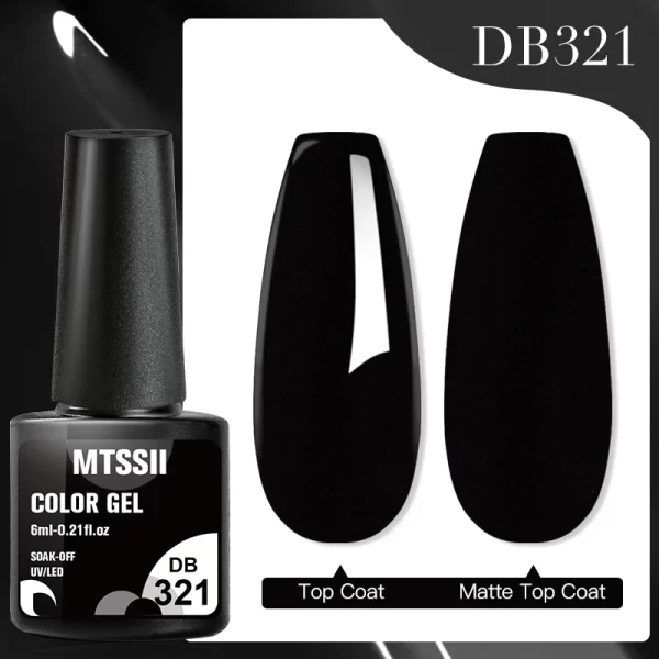 Mtssii 7ml No Wipe Top Base Coat Nail Gel polish Matte Top Coat  Enhancer Varnish Semi Permanent Soak Off UV LED Nail Art Tool - Image 17