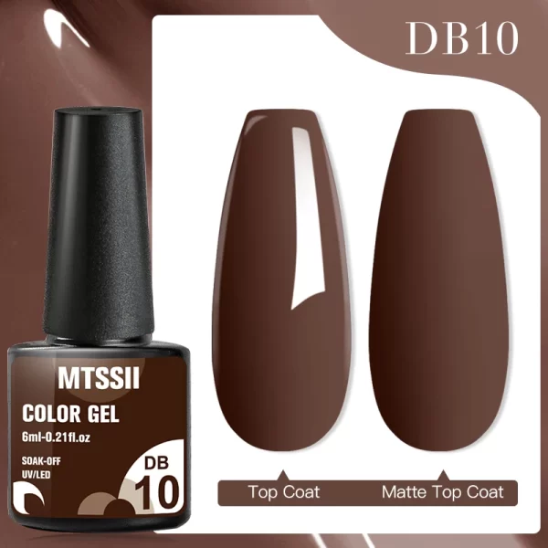 Mtssii 7ml No Wipe Top Base Coat Nail Gel polish Matte Top Coat  Enhancer Varnish Semi Permanent Soak Off UV LED Nail Art Tool - Image 56