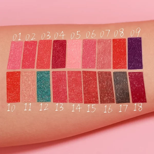 New Matte Glitter Liquid Lipstick Diamond Shiny Lip Gloss Waterproof LongLasting Pearl Lipgloss Women Lip Tint Makeup Maquillaje - Image 4