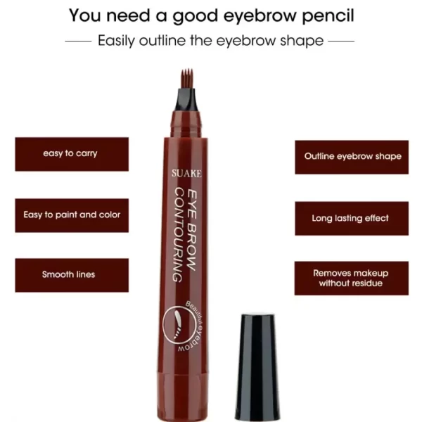 Eyebrow pencil Waterproof Permanent High quality professional makeup for women Cheap Cosmetics Enhancer - Image 5