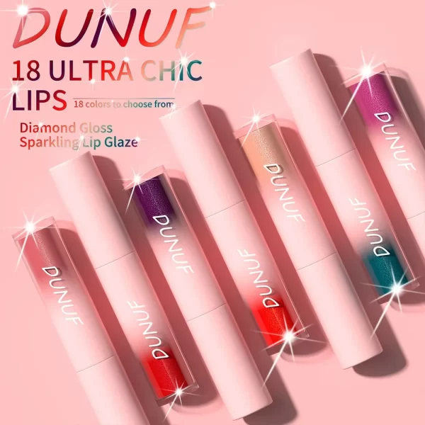 New Matte Glitter Liquid Lipstick Diamond Shiny Lip Gloss Waterproof LongLasting Pearl Lipgloss Women Lip Tint Makeup Maquillaje - Image 3
