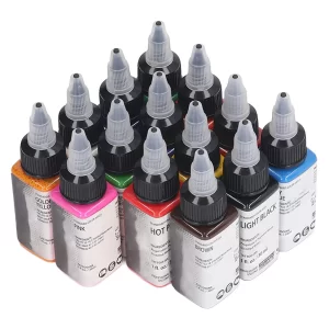 Professional 14 Color Tattoo Ink Set 30ml Bright for novice Practice