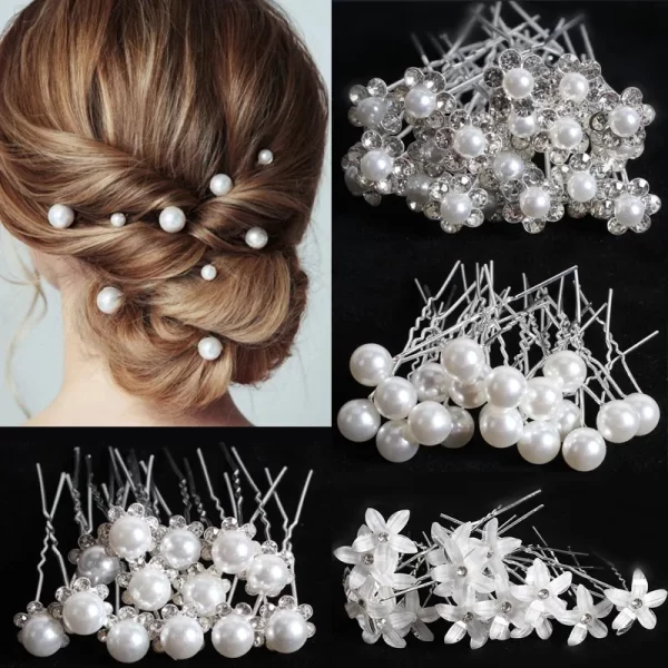 Silver Color Pearl Rhinestone Wedding Hair Combs Hair Accessories for Women Accessories Hair Ornaments Jewelry Bridal Headpiece - Image 4