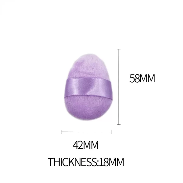 Cotton Purple Powder Puff Large Medium And Small Mini Eye Shadow No Dead Corner Makeup Puff Cosmetic Tool - Image 5