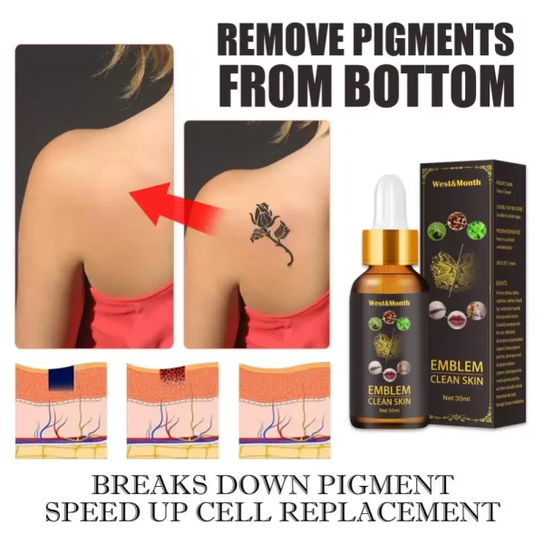 Tattoo Color Fade Convenient To Use Quick Quick Color Fade Eyebrow Bleaching Permanent Tattoo Removal Tattoo Removal Cream - Image 3