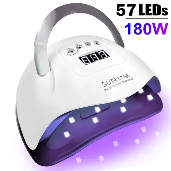 300W UV LED Nail Lamp for Nails Curing All Gel Polish with Large Screen  Professional Nail Equipment Manicure Drying Lamps - Image 7