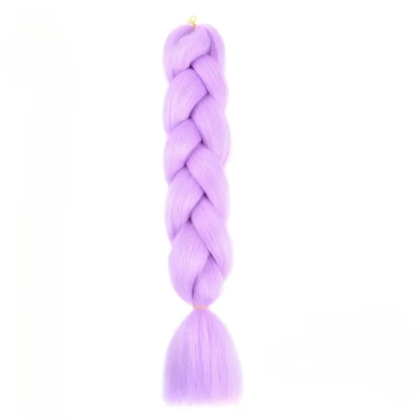 Jumbo Braiding Hair Rainbow Colors Extensions Fiber Mix Four Silky Colorful Twist Hair Extensions Women Colored Synthetic Braids - Image 24